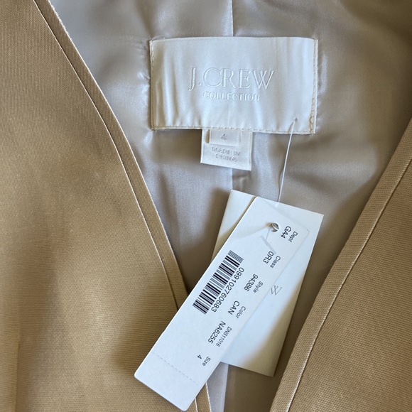 NWT J Crew Collection Silk Organza Jacket - Picture 2 of 7